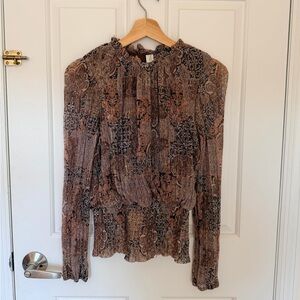 Joie Multicolor Paisley Blouse